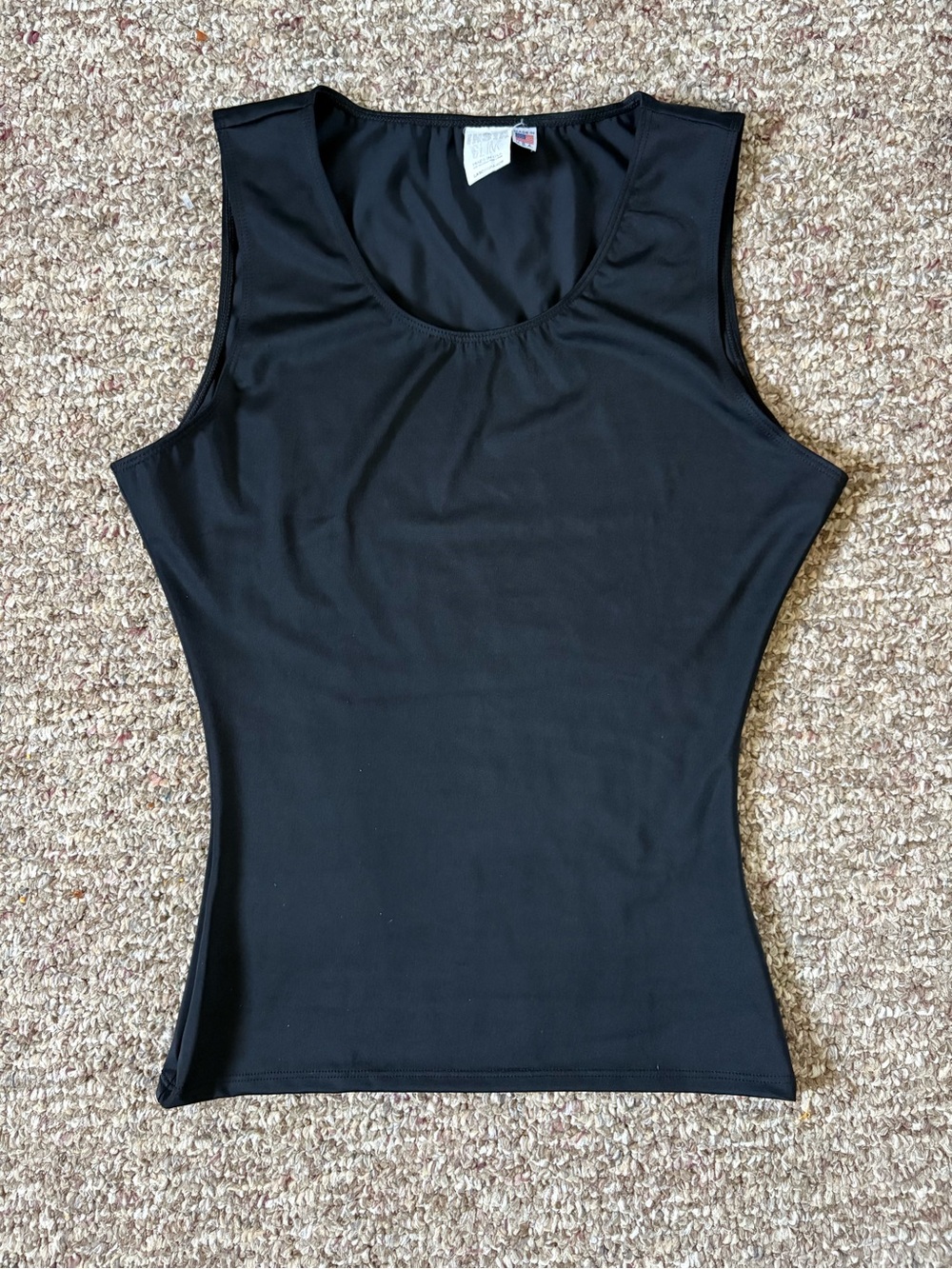Insta Slim High Compression Sleeveless Tank Top Black Size L